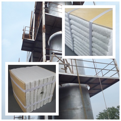 ?；⒅榕蛎洜t用陶瓷纖維保溫材料