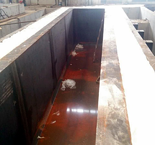 熱鍍鋅爐蓋板鋪設后
