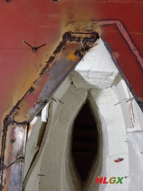 潞新鋼鐵脫硝煙道內襯材料